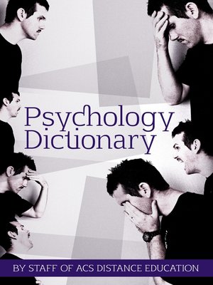 cover image of Psychology Dictionary